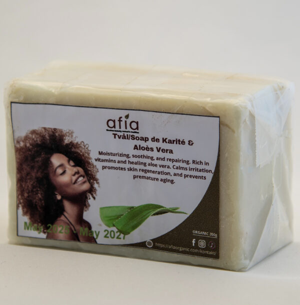 Shea & Aloe Vera Tvål, 250g