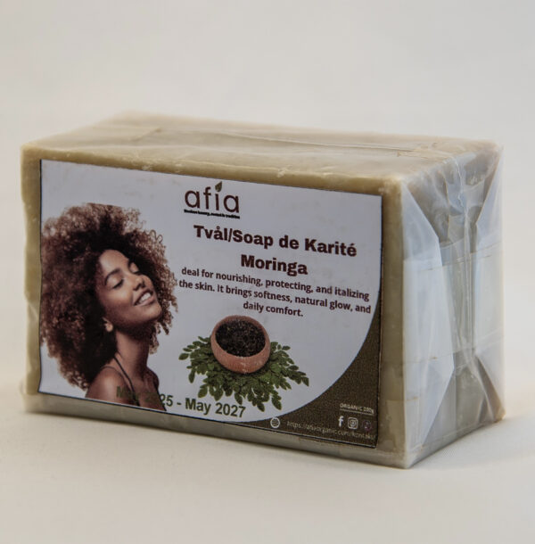 Sheasmör & Moringa Tvål, 250g